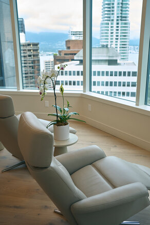 Treatment suite inside Promethean Clinic in downtown Vancouver