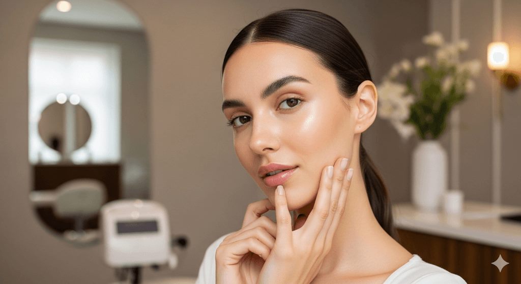Skin resurfacing treatment at Promethean Clinic in Vancouver