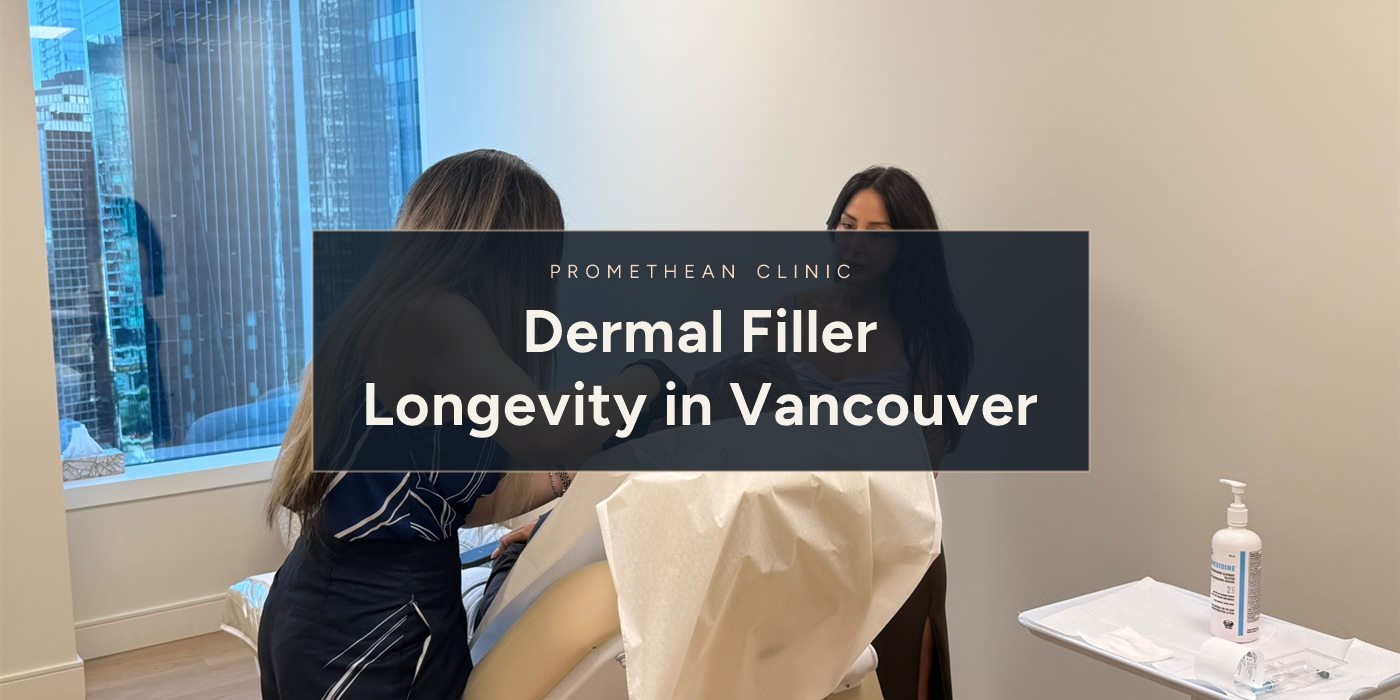 Dermal Filler Longevity in Vancouver. An injectable treatment underway in the treatment room at Promethean Clinic in Vancouver.